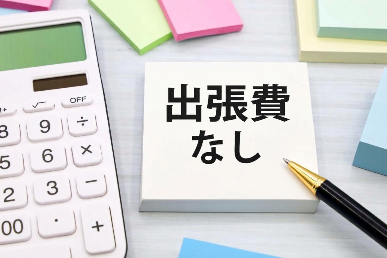 出張費無し画像